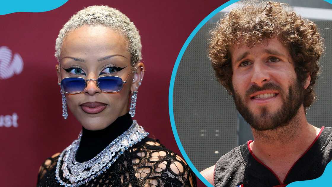 Doja Cat in New York City and Lil Diky in Miami Beach, Florida Doja Cat in New York City and Lil Diky in Miami Beach, Florida