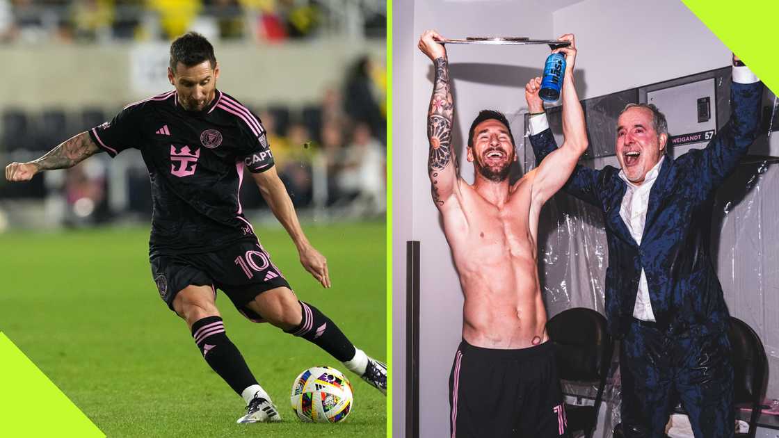 Lionel Messi scored twice as Inter Miami beat Columbus Crew to clinch the MLS Supporters' Shield. Lionel Messi scored twice as Inter Miami beat Columbus Crew to clinch the MLS Supporters' Shield.