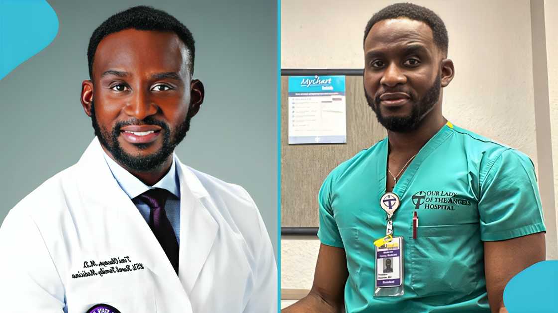 Nigerian doctor awards, Dr Timilehin Oluseye, medical residency achievements, Black physician success, inspirational medical journey, Louisiana healthcare, Nigerian professionals in medicine, overcoming adversity in medicine, medical education in Russia
