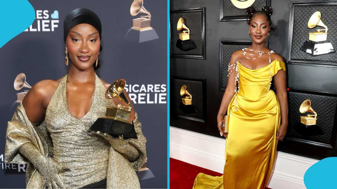 Tems, 67th Grammys, Guilty Beatz, social media, producer, Ghanaians, Nigeria, Grammy's, red carpet Tems, 67th Grammys, Guilty Beatz, social media, producer, Ghanaians, Nigeria, Grammy's, red carpet