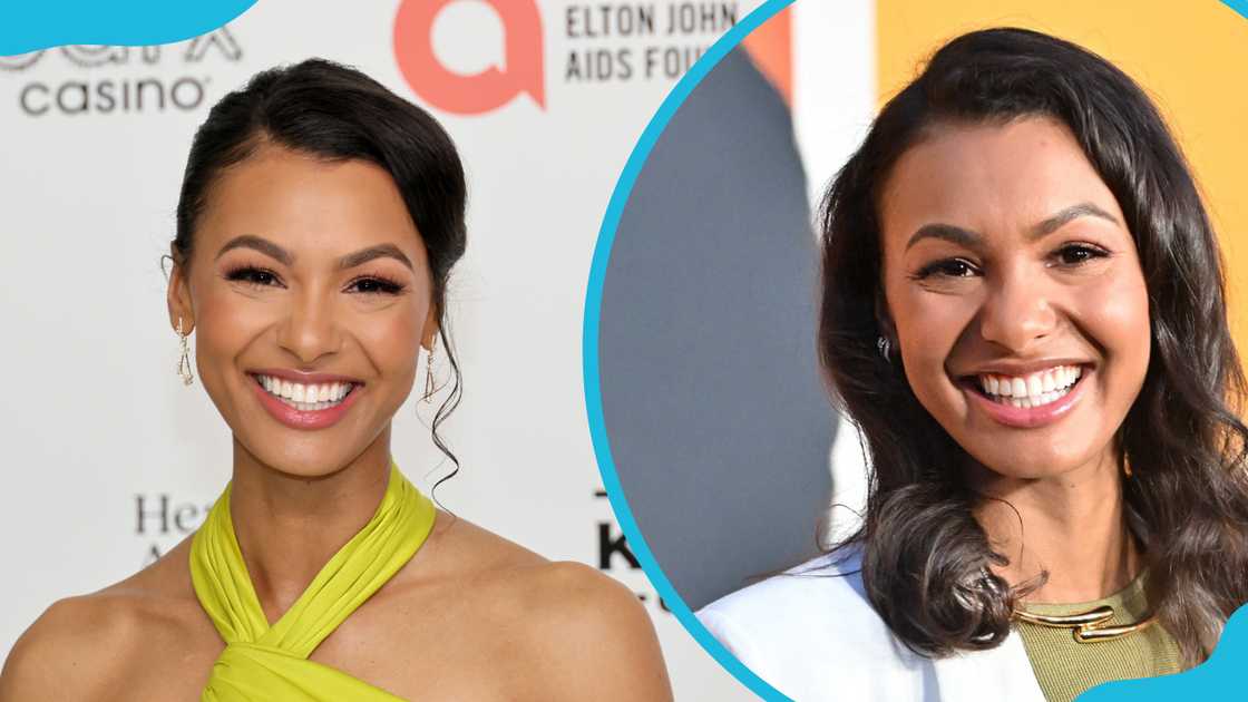 Malika Andrews in West Hollywood, California (L). The journalist in Los Angeles, California, at The Egyptian Theatre Hollywood (R) Malika Andrews in West Hollywood, California (L). The journalist in Los Angeles, California, at The Egyptian Theatre Hollywood (R)