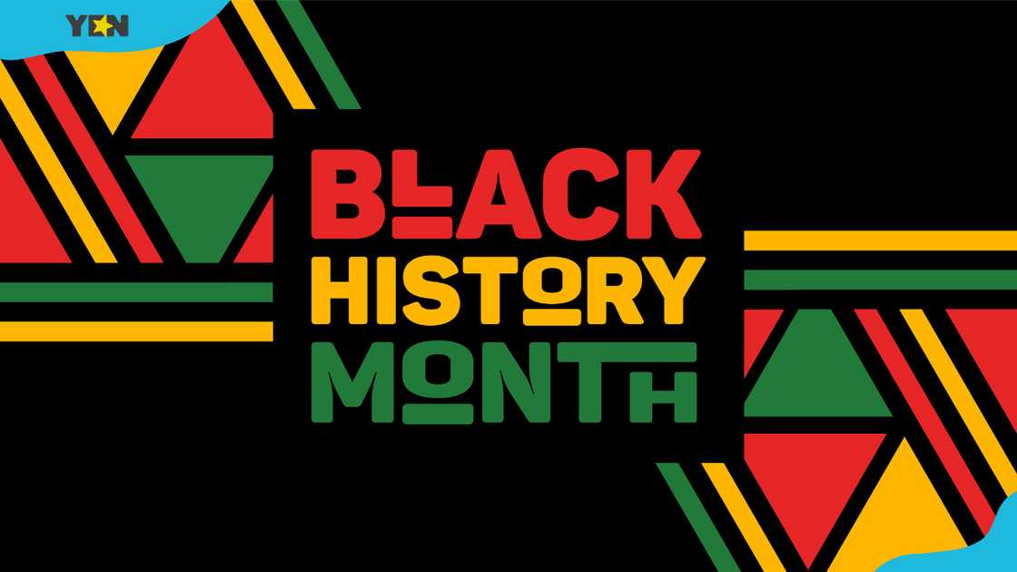 Black History Month abstract logo. Black History Month abstract logo.