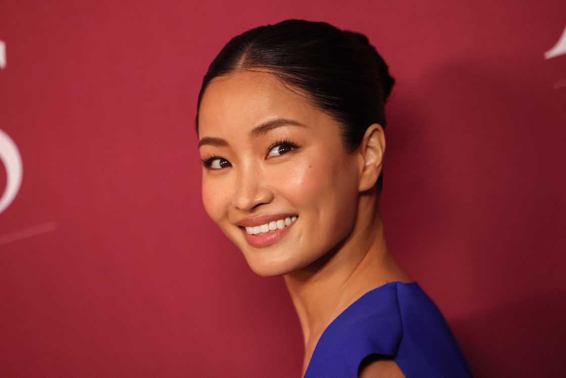 Japanese actress Anna Sawai attends the Golden Globes WWD Style Awards at the Four Seasons Hotel.