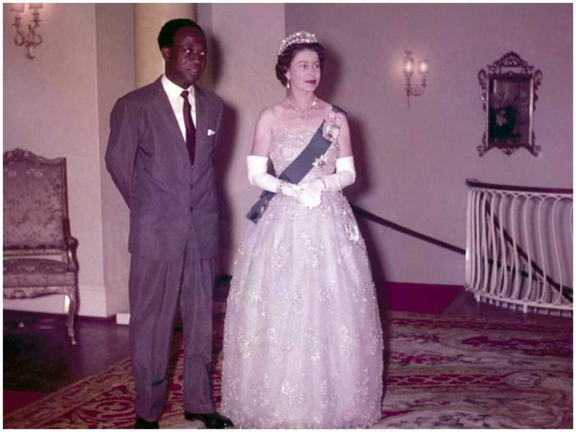 Nkrumah and Queen Elizabeth II Nkrumah and Queen Elizabeth II