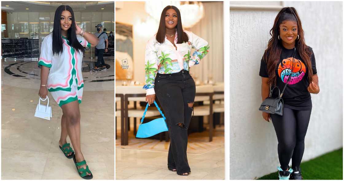 Jackie Appiah Slays Casually In A Casablanca Silk Shirt That Costs GH₵ 12 640 Jackie Appiah Slays Casually In A Casablanca Silk Shirt That Costs GH₵ 12 640