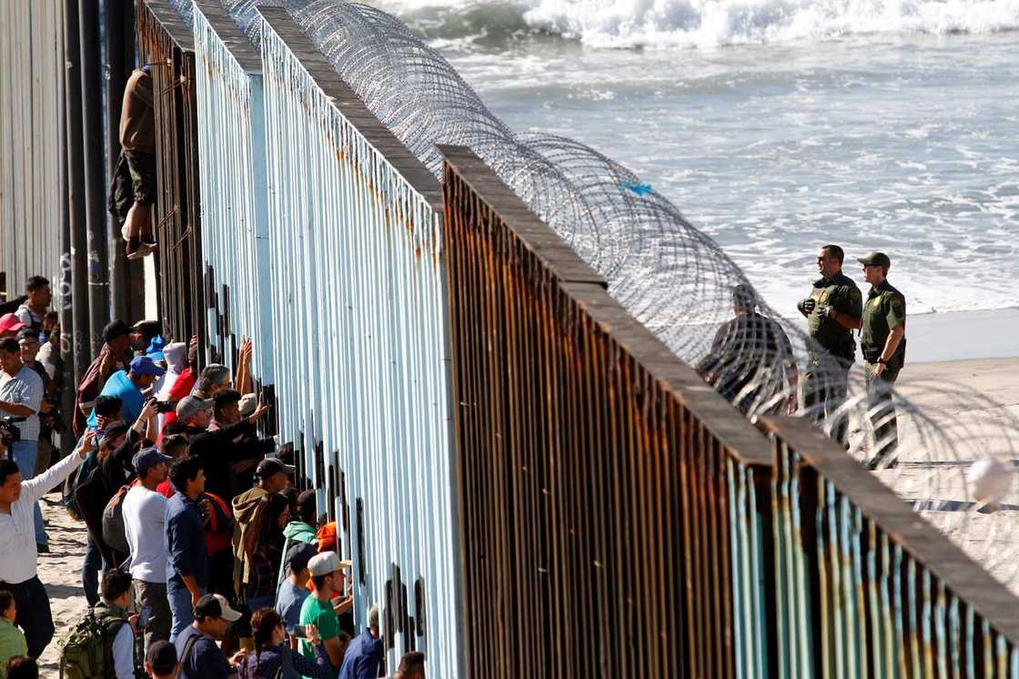 Border Control release video of 2-year-old Ghanaian girl dropped over 18-foot US-Mexico border wall