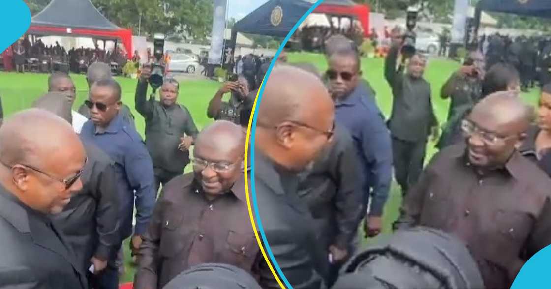 John Mahama and Vice President Dr Mahamudu Bawumia showdown John Mahama and Vice President Dr Mahamudu Bawumia showdown