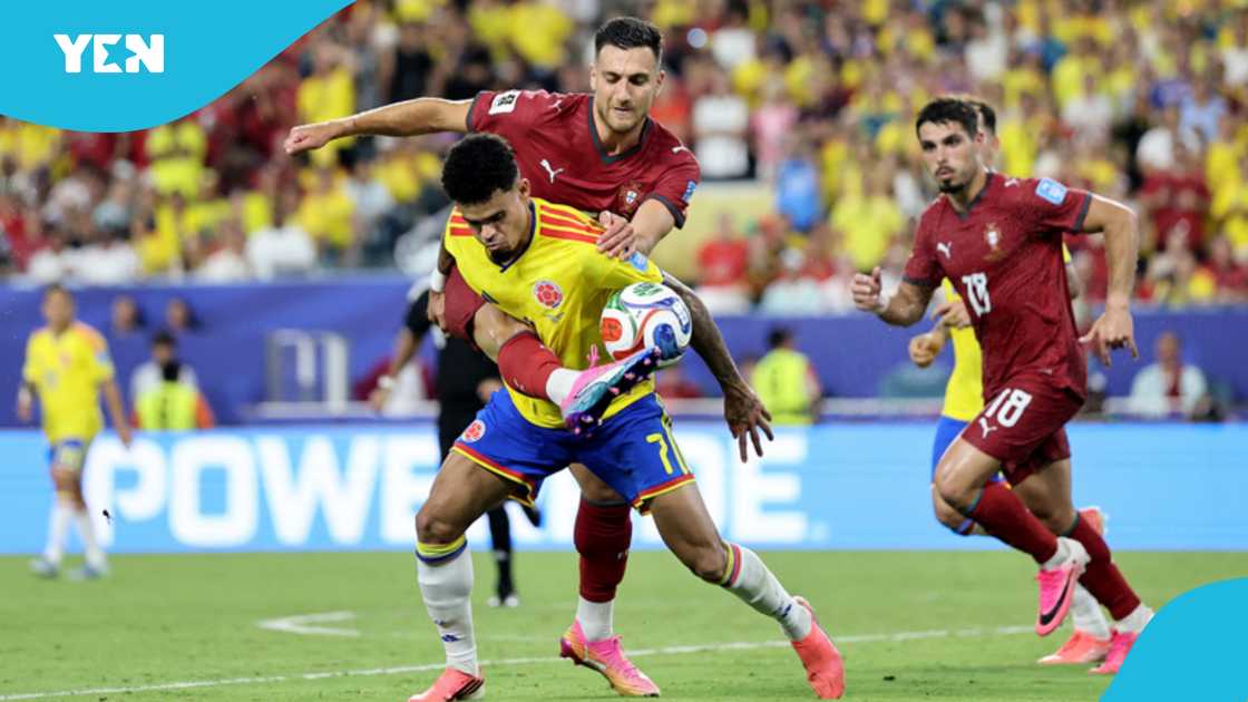 World Cup 2026, Colombia, Ghana vs Colombia, World Cup Round of 32, Arrowhead Stadium, Luis Diaz, James Rodriguez, Daniel Munoz, Colombian players, Black Stars.