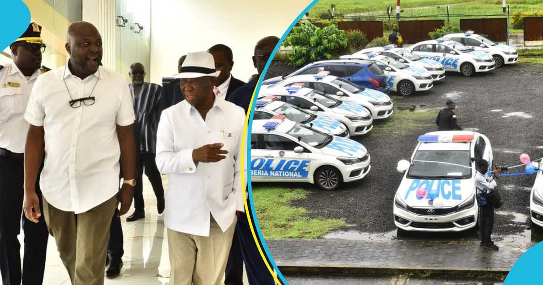 Ibrahim Mahama Donates 20 Police Cars, 3 Generators To Liberia Airport Ibrahim Mahama Donates 20 Police Cars, 3 Generators To Liberia Airport