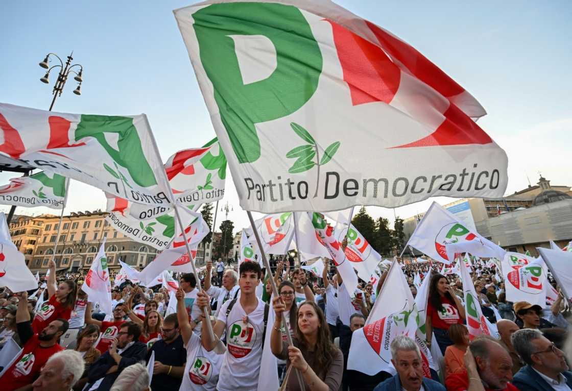 The centre-left Democratic Party, led by former prime minister Enrico Letta, says Meloni is a danger to democracy The centre-left Democratic Party, led by former prime minister Enrico Letta, says Meloni is a danger to democracy