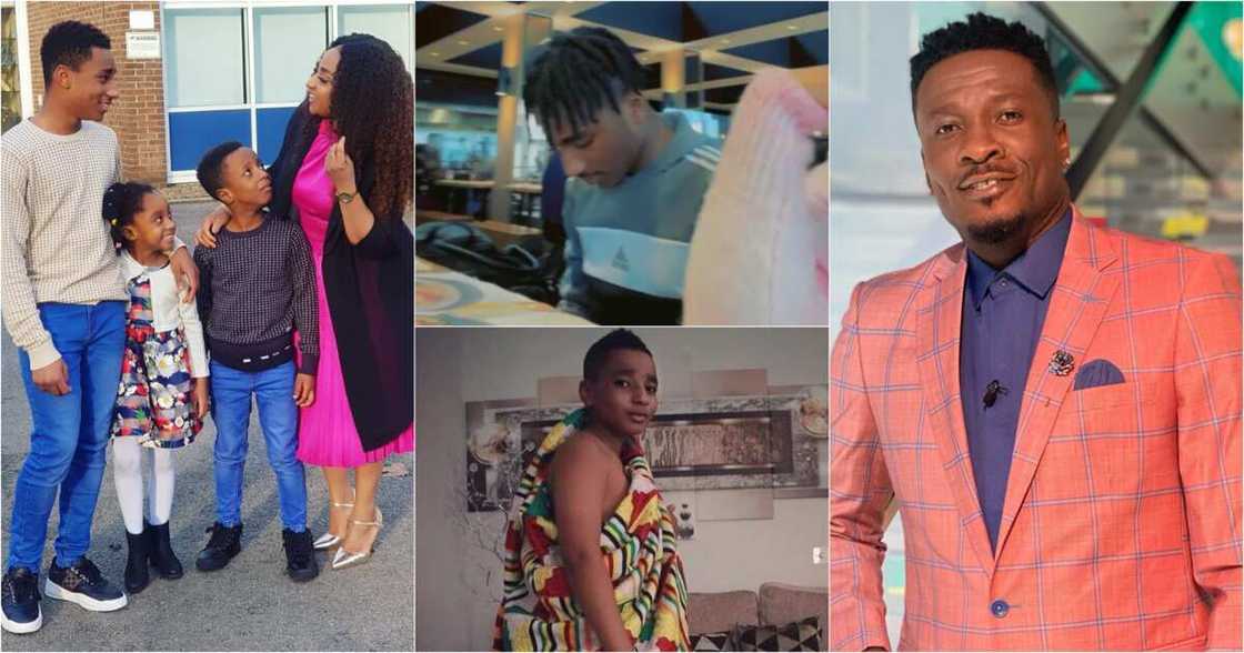 Asamoah Gyan's 1st son Fredrick Asamoah Gyan's 1st son Fredrick