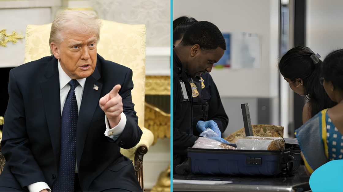 Trump, President, US, Entry, Port, Food, Items, 2026