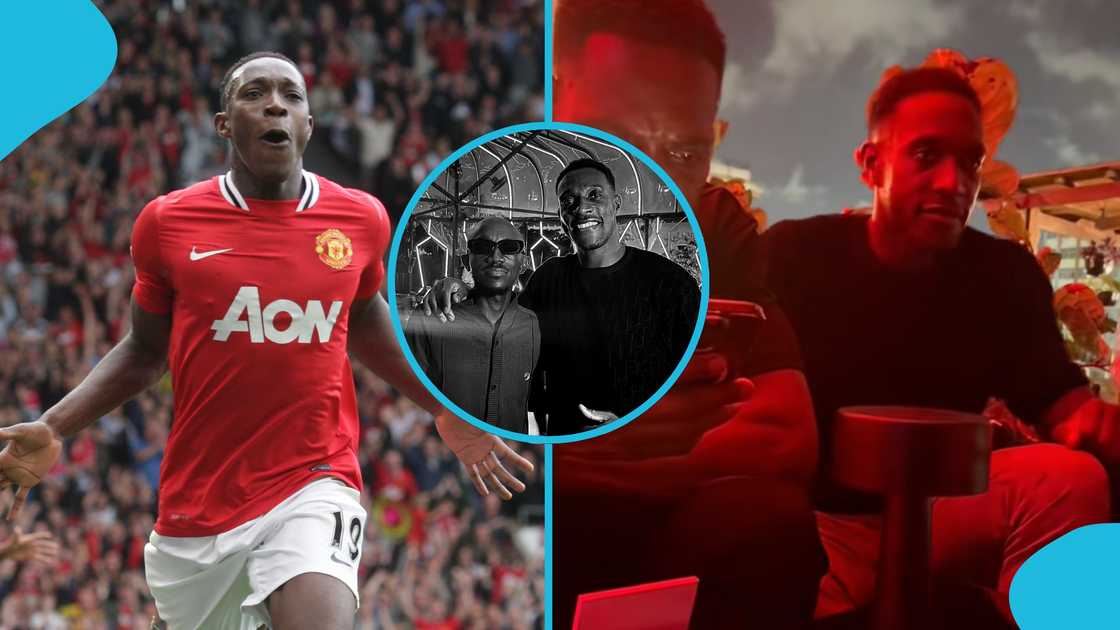Former Manchester United forward, Danny Welbeck, Accra, Ghana