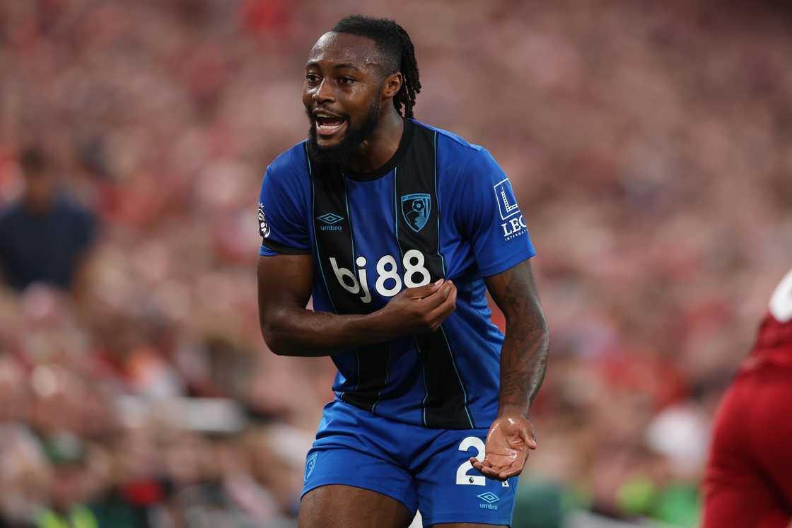 Semenyo's stats, Semenyo's goals and assists, Semenyos scored against Liverpool, Semenyo's brace at Anfield