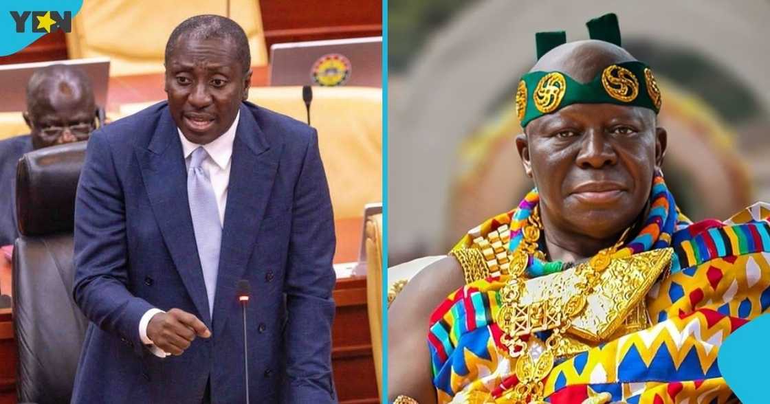 Alexander Afenyo-Markin, MP for Efutu, Minority Leader, Asantehene, Otumfuo Osei Tutu II, Ashanti Region, Manhyia Palace, NPP