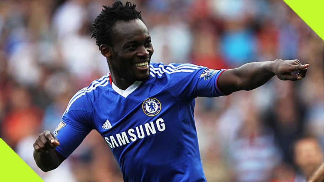 Michael Essien of Chelsea. Michael Essien of Chelsea.