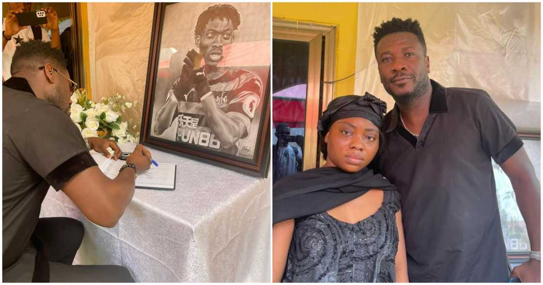 Asamoah Gyan and Christian Atsu's twin sister, Christiana Atsupie Twasam Asamoah Gyan and Christian Atsu's twin sister, Christiana Atsupie Twasam