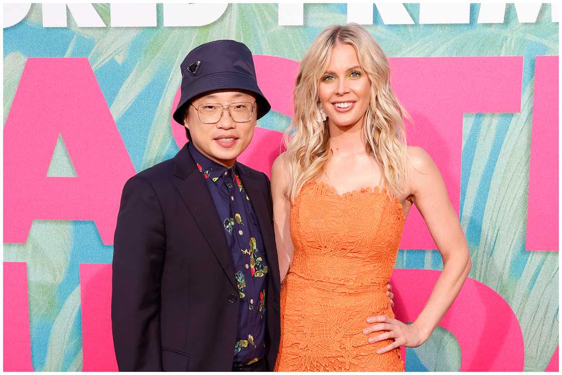 Yang and Brianne attends the premiere of Universal Pictures' "Easter Sunday" Yang and Brianne attends the premiere of Universal Pictures' "Easter Sunday"