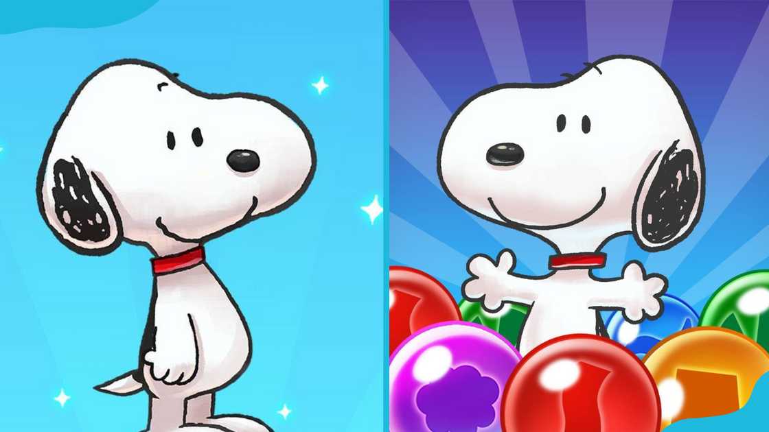 Snoopy from Peanuts.