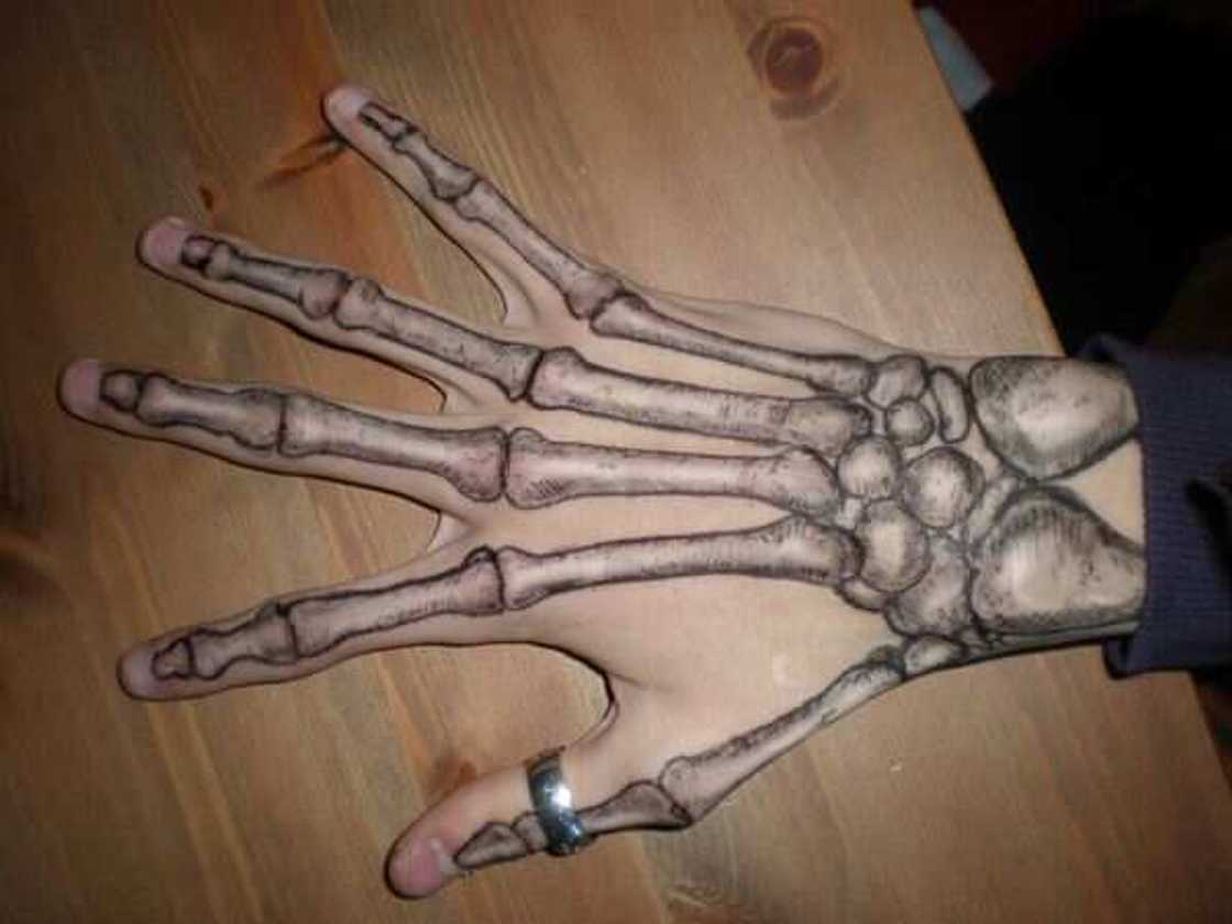 skeleton hand tattoo skeleton hand tattoo