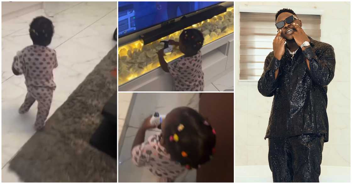 Medikal and Fella Makafui's daughter Island Medikal and Fella Makafui's daughter Island