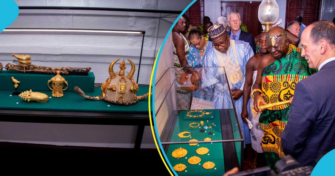 Asanteman welcomes looted artefacts on display at Manhyia Asanteman welcomes looted artefacts on display at Manhyia