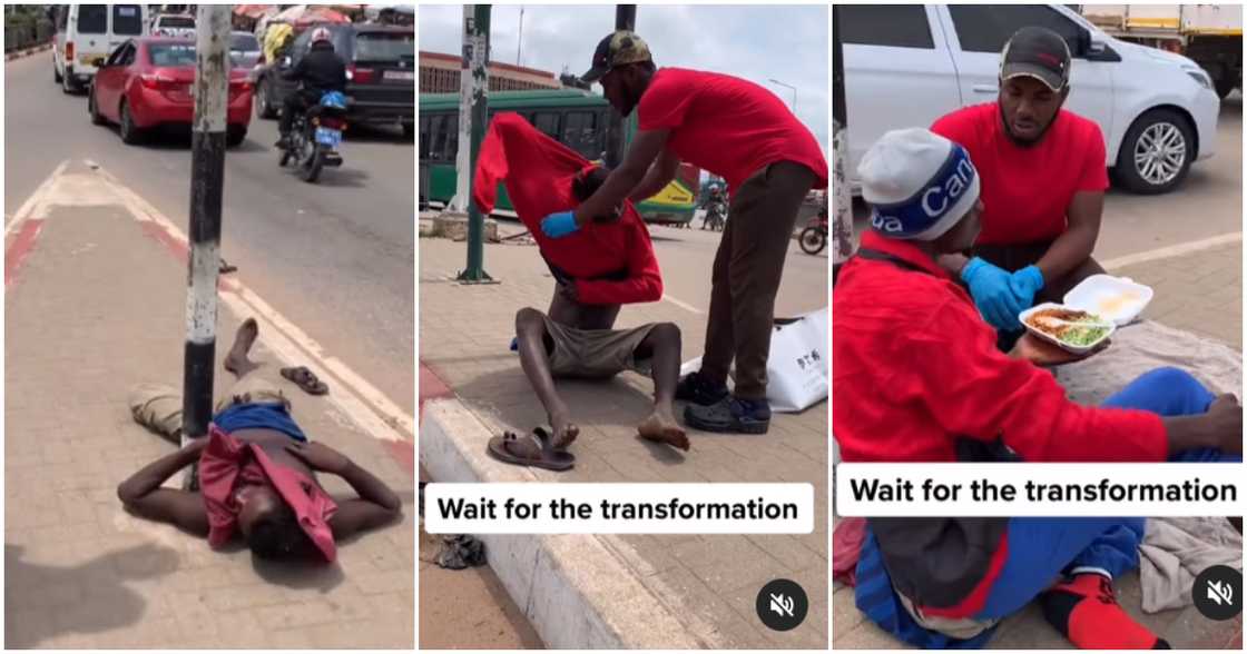 Street man gets massive transformation. Street man gets massive transformation.