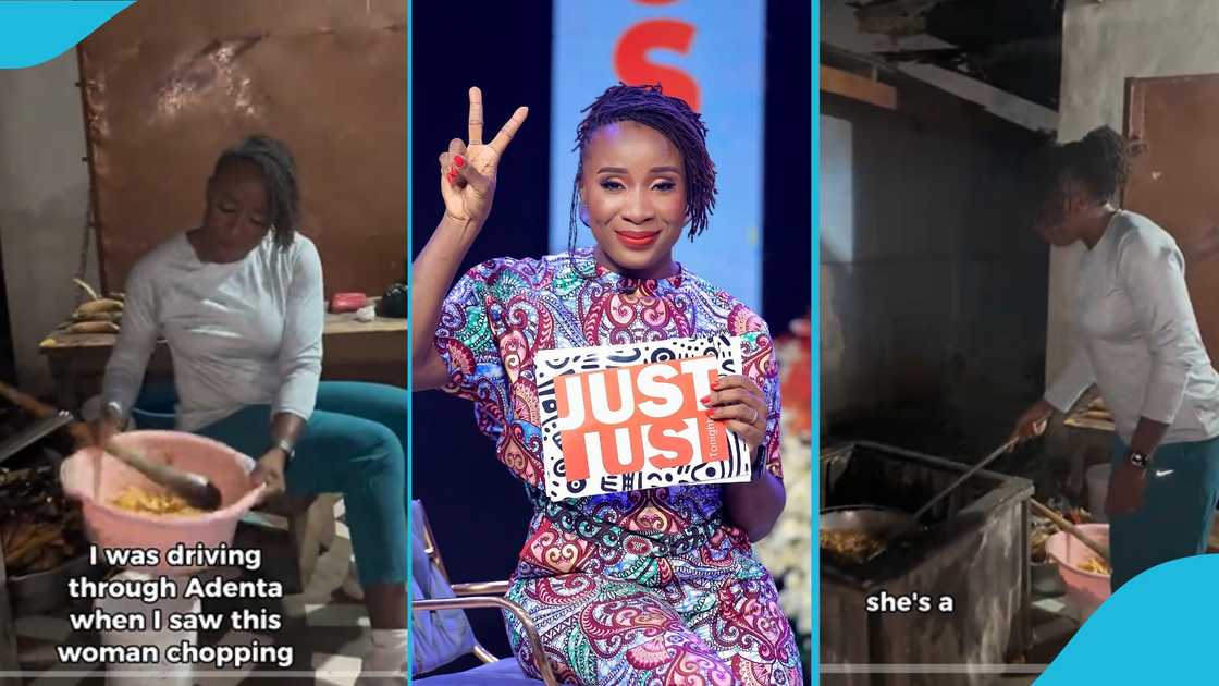 Naa Ashorkor, Ghanaian actress, media personality, food, kelewele, Ghanaian foods, roadside food Naa Ashorkor, Ghanaian actress, media personality, food, kelewele, Ghanaian foods, roadside food