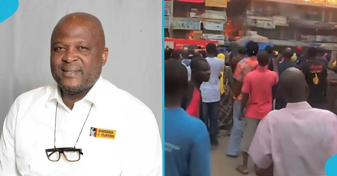Ibrahim Mahama, Adum PZ, market fire, traders, Ghanaian businessman, Kumasi Ibrahim Mahama, Adum PZ, market fire, traders, Ghanaian businessman, Kumasi