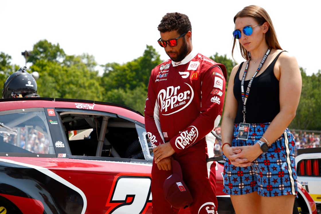 Bubba Wallace's wife Bubba Wallace's wife