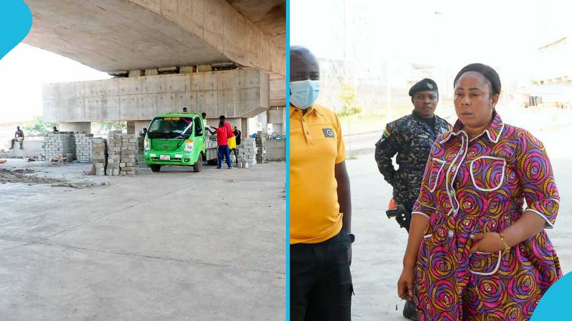 Linda Ocloo, Flower Pot Overpass, Construction Work, Traders, Local Government Authority, Greater Accra Regional Minister, Trading spot