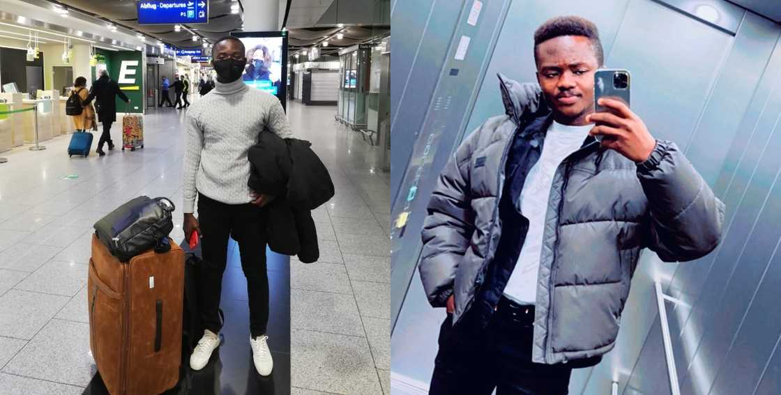 Ghanaian man shared photos 1 year after moving abroad Ghanaian man shared photos 1 year after moving abroad