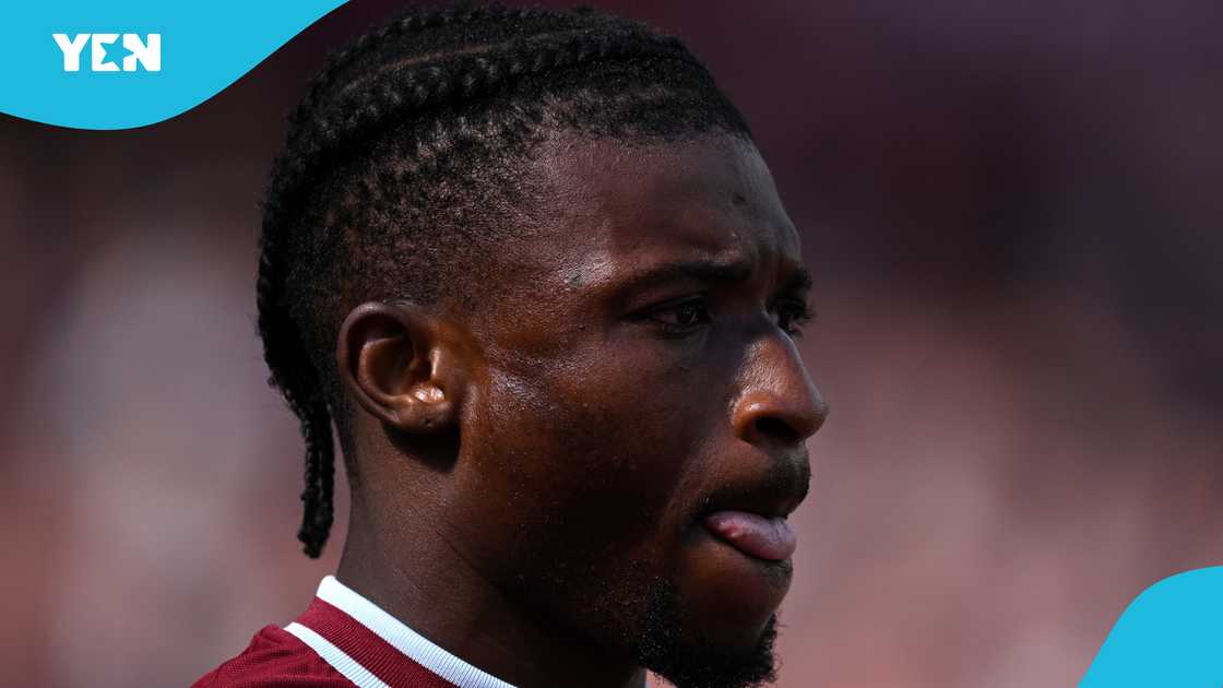 Mohammed Kudus of West Ham United during the Premier League match between West Ham United FC and Southampton FC at London Stadium on April 19, 2025 in London, England Mohammed Kudus of West Ham United during the Premier League match between West Ham United FC and Southampton FC at London Stadium on April 19, 2025 in London, England