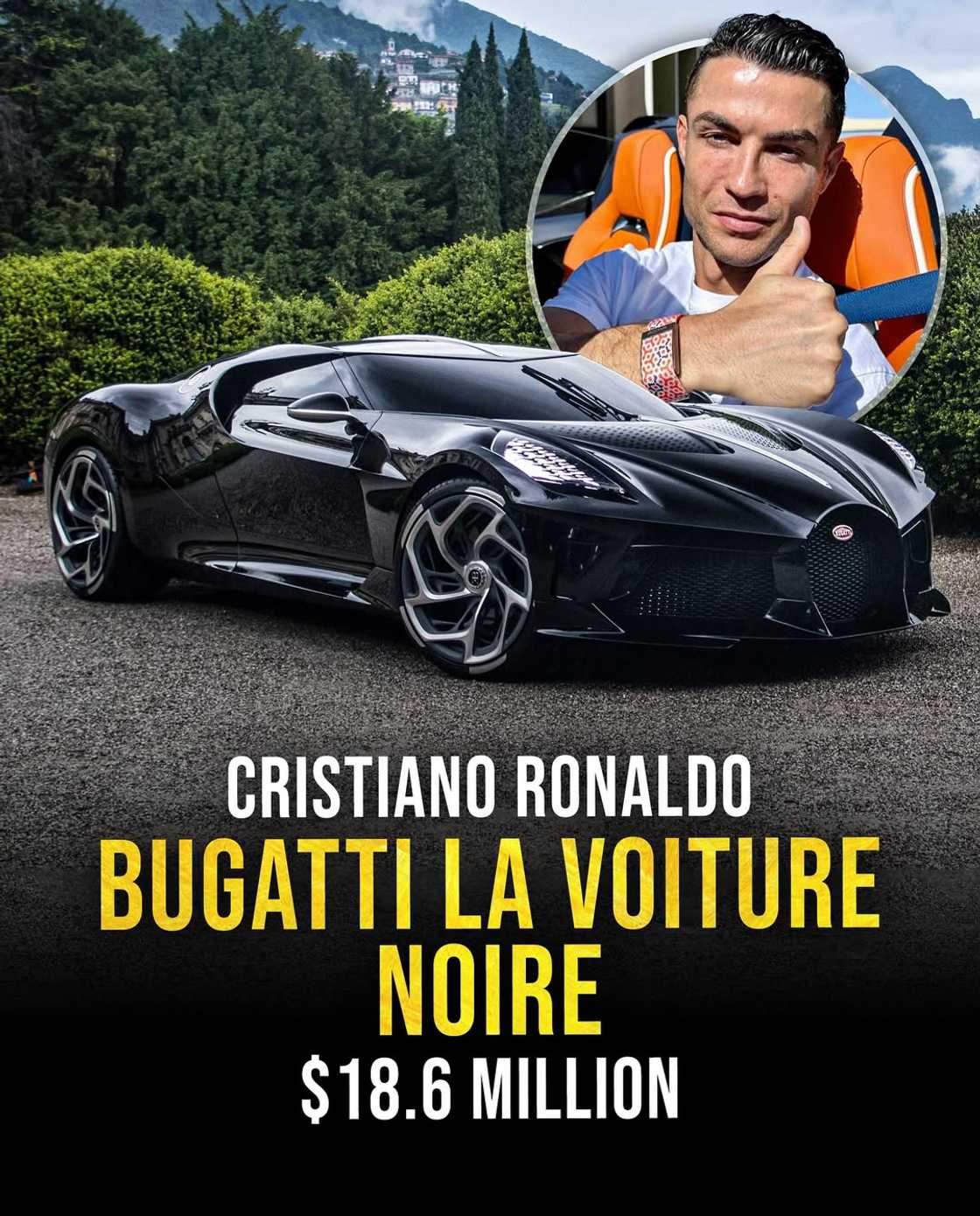 Cristiano Ronaldo's Bugatti La Voiture Noire ($18.6 million) is second on the list of most expensive cars owned by football stars in 2025 Cristiano Ronaldo's Bugatti La Voiture Noire ($18.6 million) is second on the list of most expensive cars owned by football stars in 2025