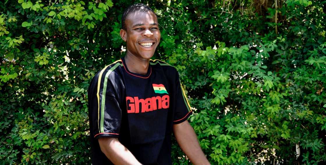 Happy Ghanaian man Happy Ghanaian man