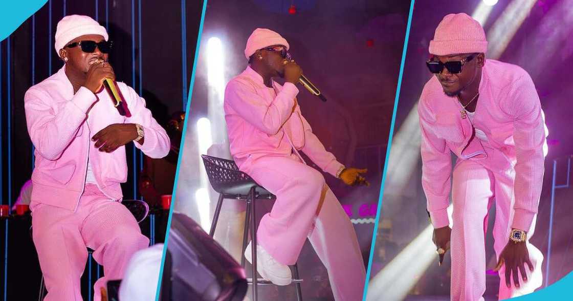 Kuami Eugene dazzling in pink