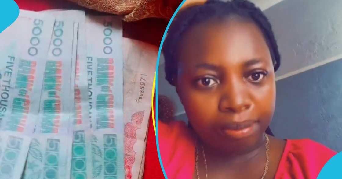 Photo of old cedi notes and a Ghanaian woman Photo of old cedi notes and a Ghanaian woman