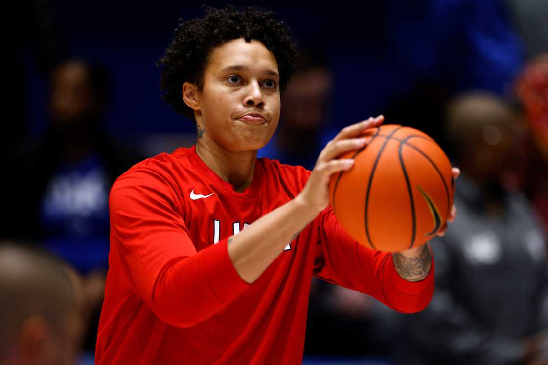 Brittney Griner in Durham, North Carolina Brittney Griner in Durham, North Carolina