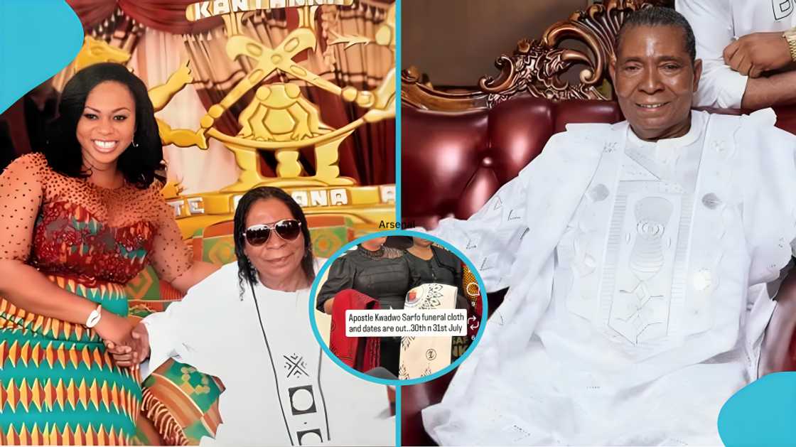 Apostle Kwadwo Safo, Kantanka funeral cloth, funeral arrangements, July 30 burial, family controversy, Kantanka brand, final funeral rites Apostle Kwadwo Safo, Kantanka funeral cloth, funeral arrangements, July 30 burial, family controversy, Kantanka brand, final funeral rites