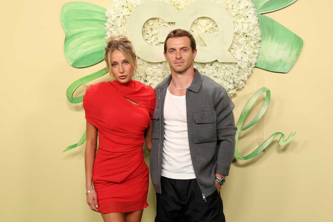 Alix Earle and Braxton Berrios at the GQ Bowl