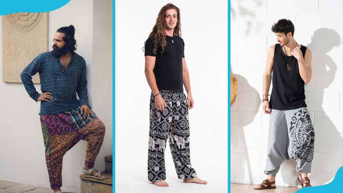 Different types of the hammer/harem pants