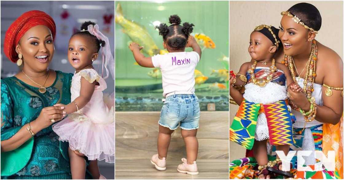 Baby Maxin: Funny video drops as McBrown's daughter falls flat while wearing her mom's big shoes Baby Maxin: Funny video drops as McBrown's daughter falls flat while wearing her mom's big shoes