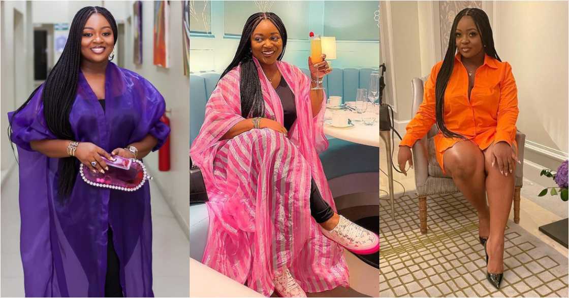 Jackie Appiah Proves she's Rich, Drops Photo chilling at a Lavish Location, Nana Ama McBrown Reacts Jackie Appiah Proves she's Rich, Drops Photo chilling at a Lavish Location, Nana Ama McBrown Reacts