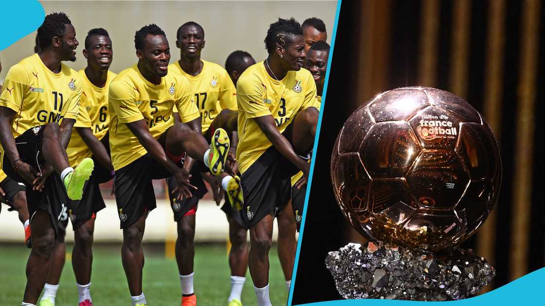 Michael Essien, Asamoah Gyan, Ballon d’Or, Ghanaian footballers, Chelsea, Lamine Yamal, Raphinha, Sunderland, Black Stars, Ballon d'Or nominees, UEFA Champions League, Théâtre du Châtelet, Paris, Ballon d'Or leaked results. Michael Essien, Asamoah Gyan, Ballon d’Or, Ghanaian footballers, Chelsea, Lamine Yamal, Raphinha, Sunderland, Black Stars, Ballon d'Or nominees, UEFA Champions League, Théâtre du Châtelet, Paris, Ballon d'Or leaked results.