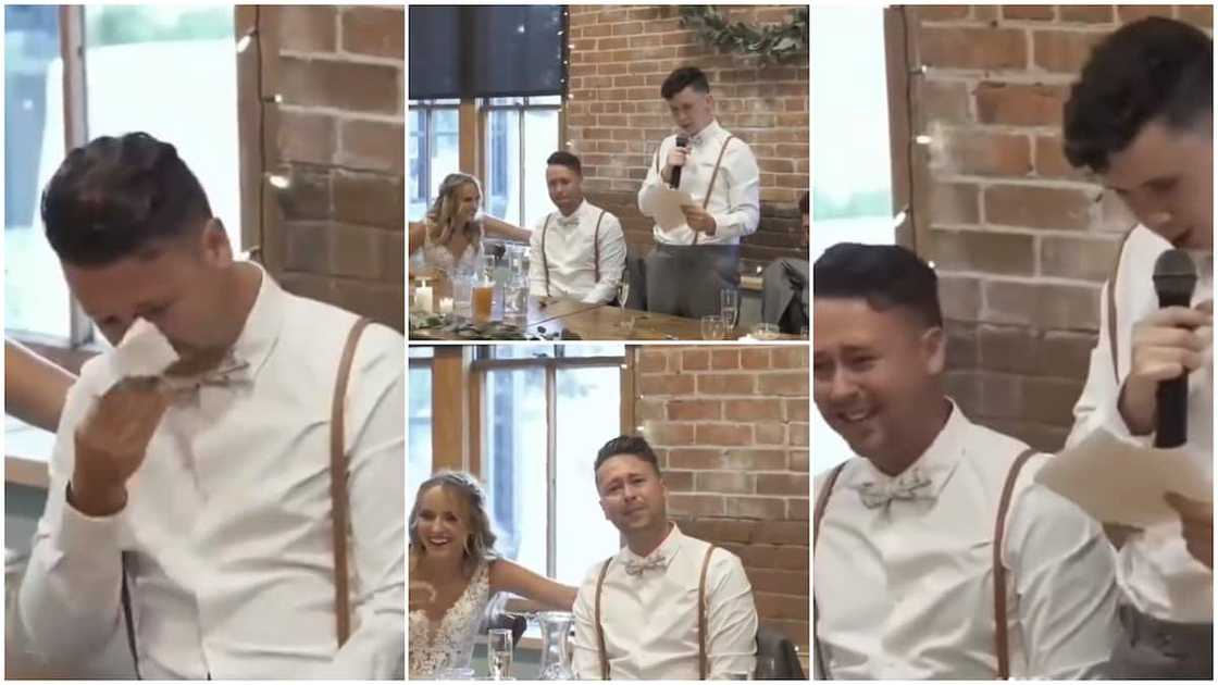 His brother and wife cried. His brother and wife cried.