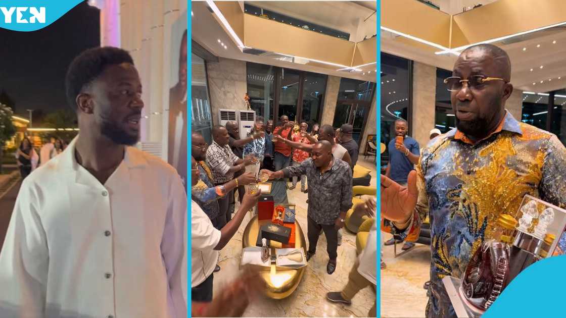 Kwaku Manu, Osei Kwame Despite, Ernest Ofori Sarpong, East Legon Executive Club, Ofori Sarpong's 60th Birthday Kwaku Manu, Osei Kwame Despite, Ernest Ofori Sarpong, East Legon Executive Club, Ofori Sarpong's 60th Birthday