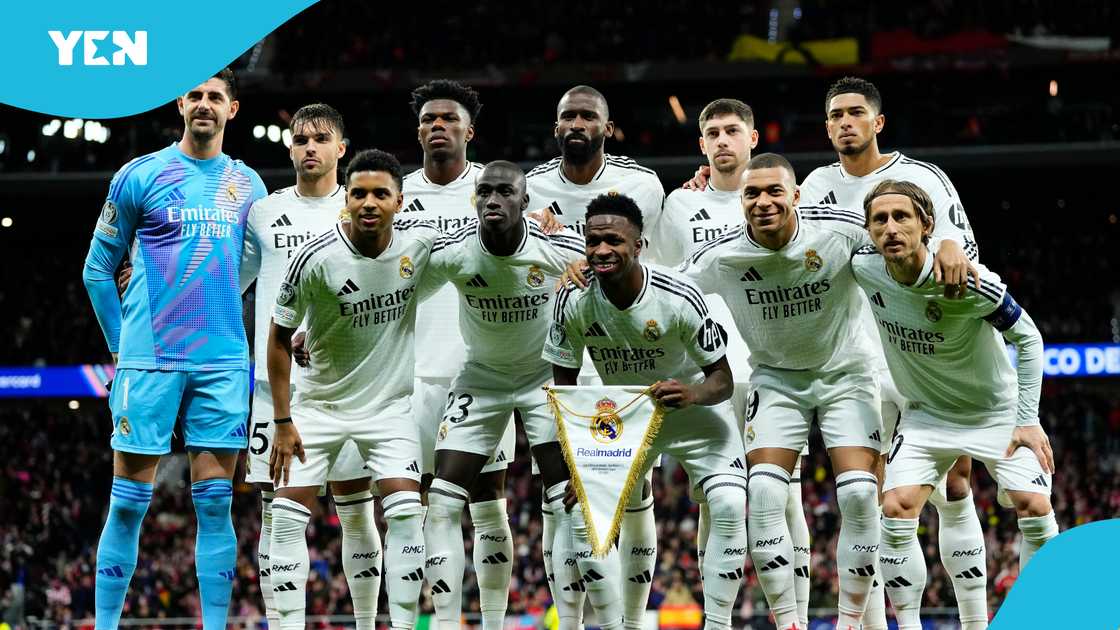 Real Madrid starting lineup vs Atletico Madrid for their UEFA Champions League match on March 12, 2025 in Madrid, Spain Real Madrid starting lineup vs Atletico Madrid for their UEFA Champions League match on March 12, 2025 in Madrid, Spain
