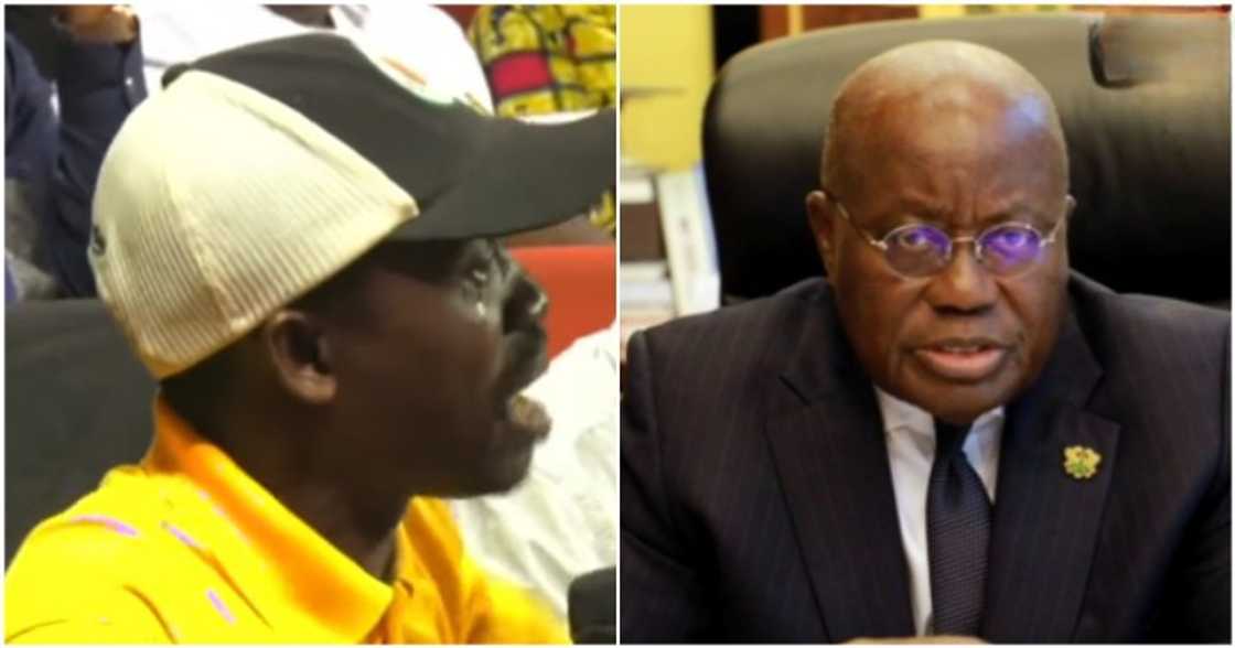 Jobless Ghanaian man weeps. Jobless Ghanaian man weeps.