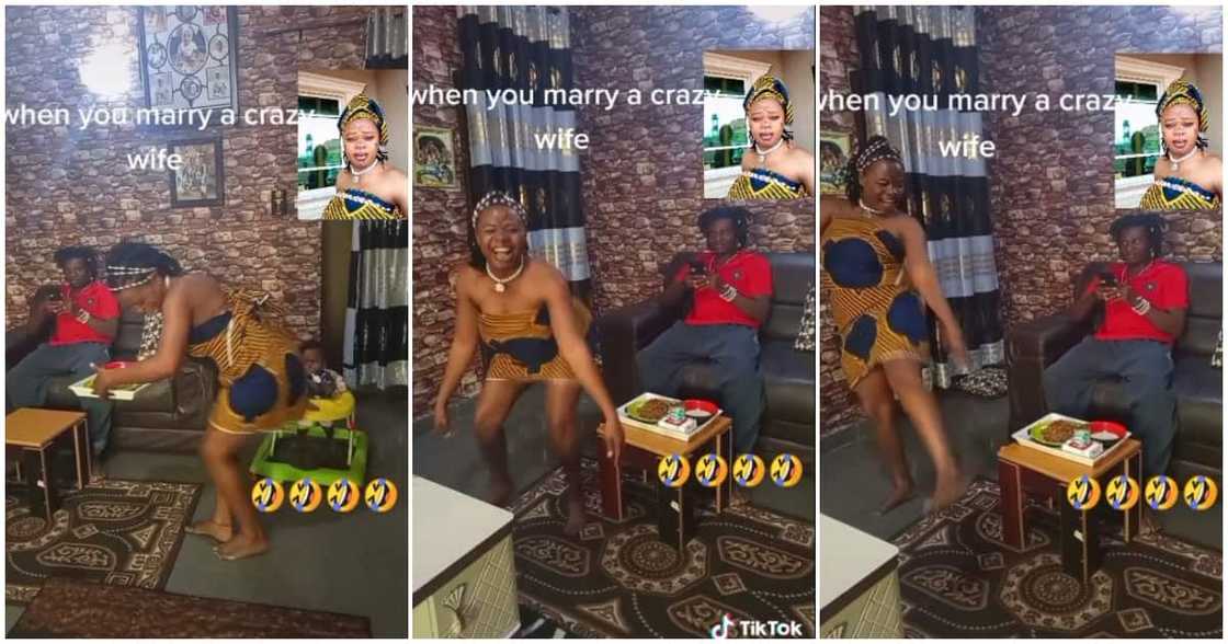 Female Nigerian herbalist, dances for husband, serves husband food, female native doctor dances Female Nigerian herbalist, dances for husband, serves husband food, female native doctor dances