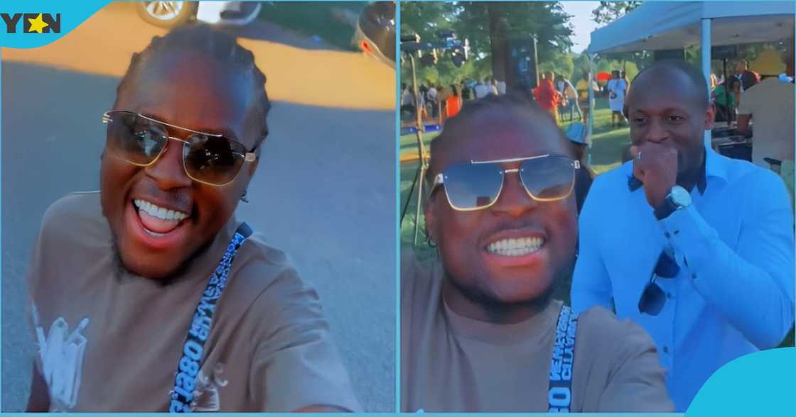 Photo a former Tepa SHS student and his teacher after reuniting in Canada. Photo a former Tepa SHS student and his teacher after reuniting in Canada.